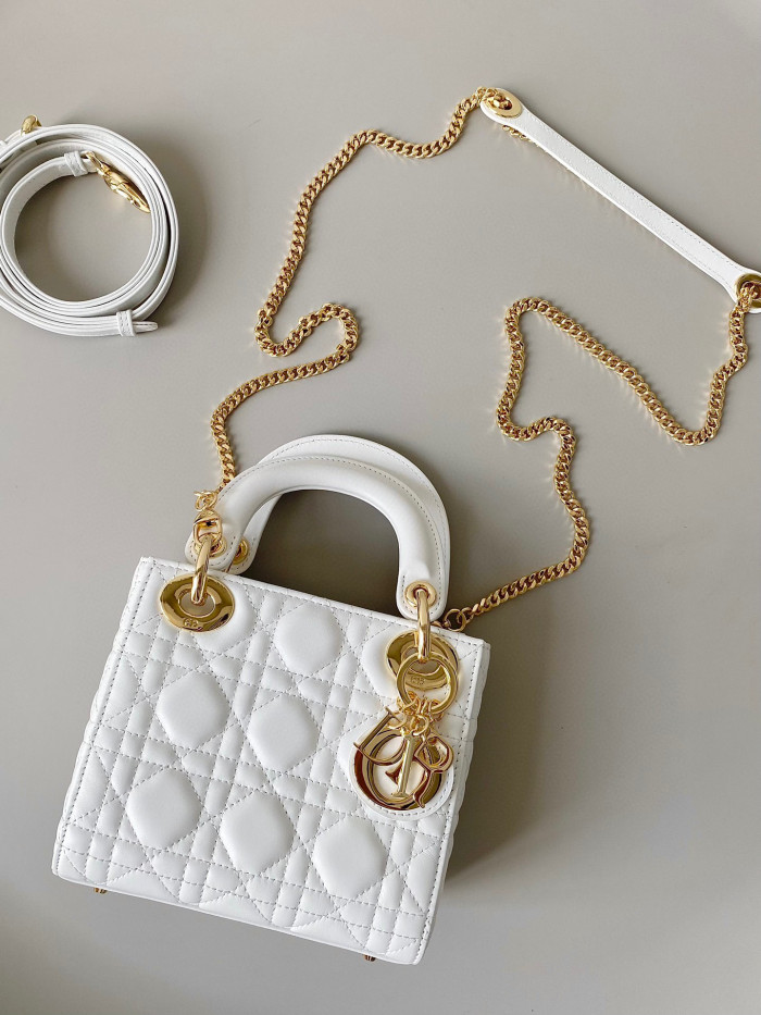 Dior Lady-D-Joy Bag NIGO Leather Carrying Chain Bag #nigo21446