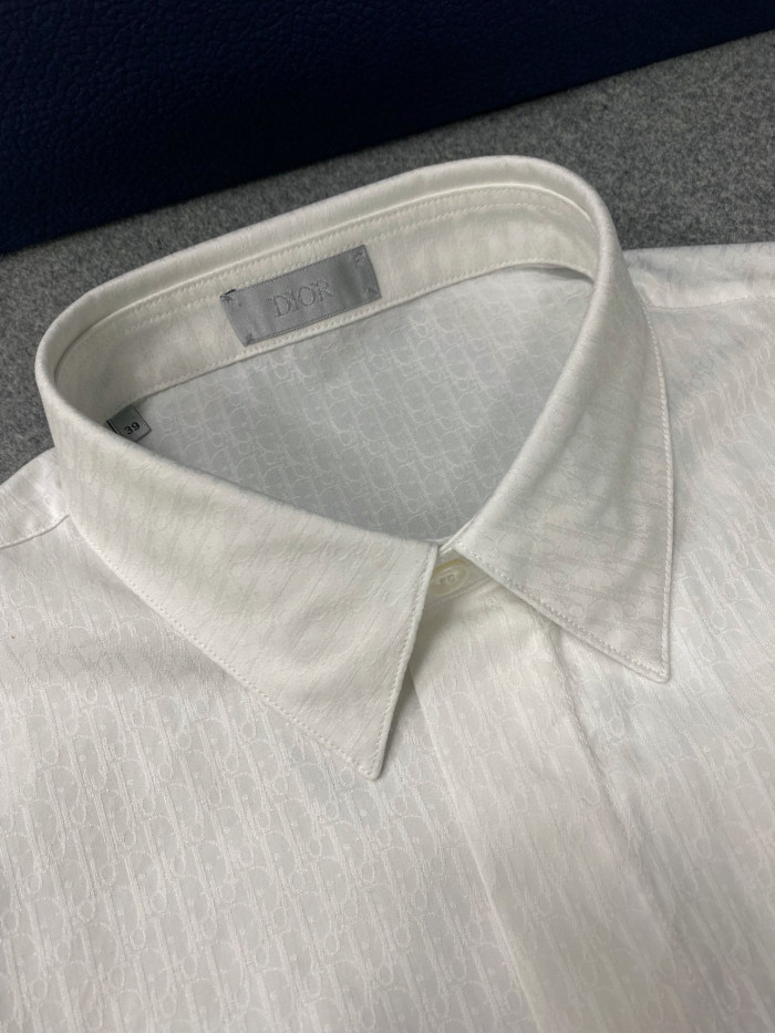 Dior Long Sleeve Solid Color Printed Shirt #nigo5772