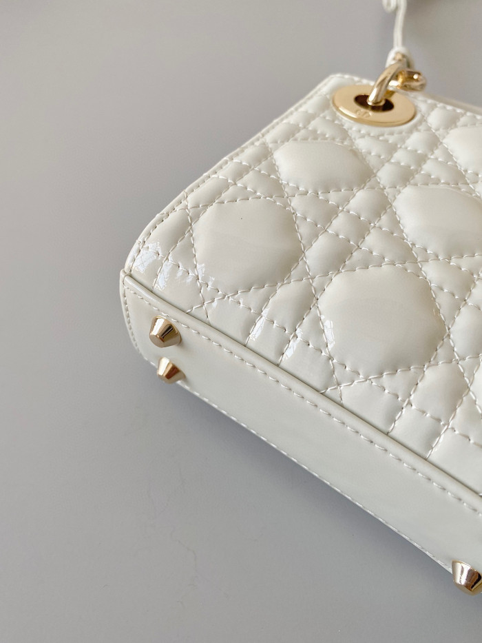 Dior Lady-D-Joy Bag NIGO Leather Carrying Chain Bag #nigo21446