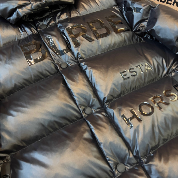 Burberry Hooded Waterproof Puffer Down Jacket In Winter #nigo3435