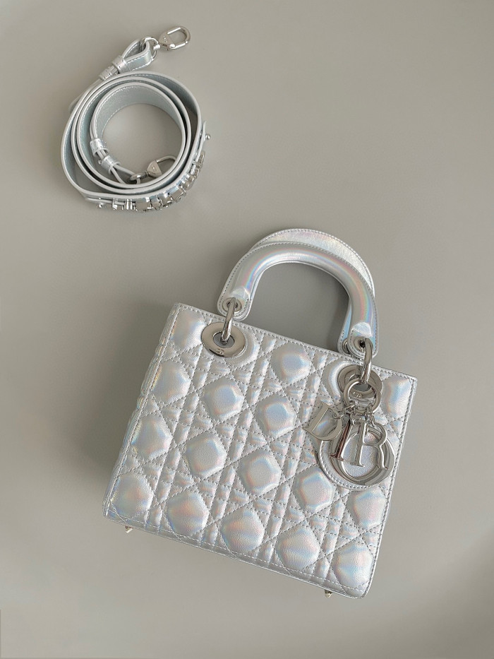 Dior Lady-D-Joy Bag NIGO Leather Carrying Chain Bag #nigo21446