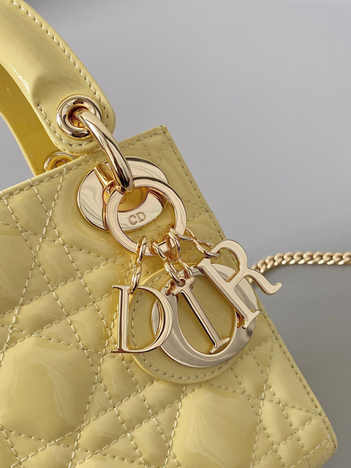 Dior Lady-D-Joy Bag NIGO Leather Carrying Chain Bag #nigo21446