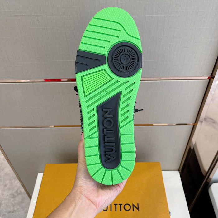 Louis Vuitton Sports Bread Pring Soled Sneaker Shoes #nigo7583