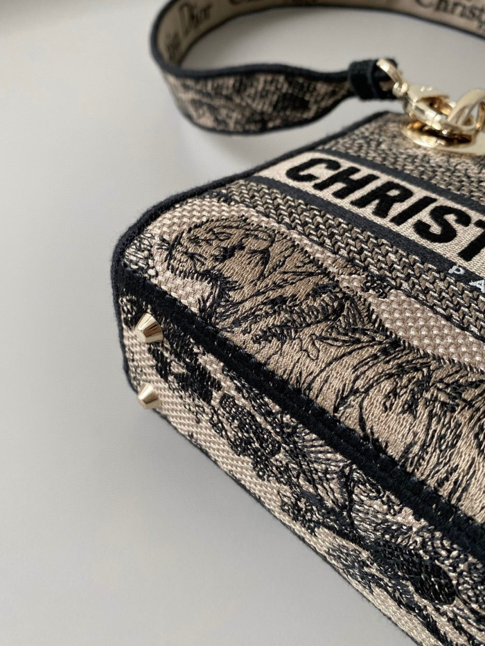 Dior Lady-D-Joy Bag NIGO Leather Carrying Chain Bag #nigo21446