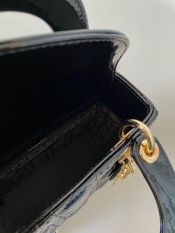 Dior Lady-D-Joy Bag NIGO Leather Carrying Chain Bag #nigo21446