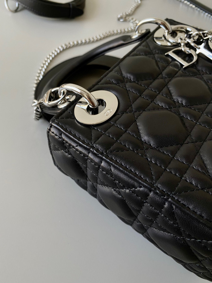 Dior Lady-D-Joy Bag NIGO Leather Carrying Chain Bag #nigo21446