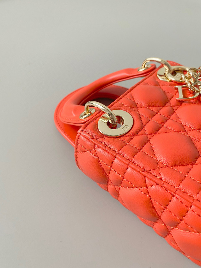 Dior Lady-D-Joy Bag NIGO Leather Carrying Chain Bag #nigo21446