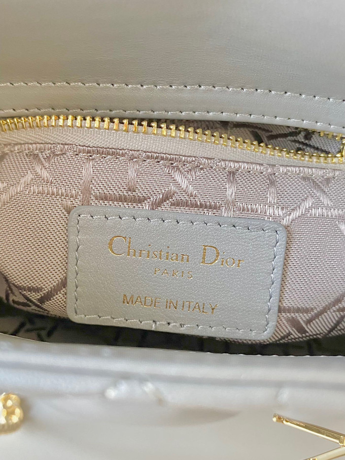 Dior Lady-D-Joy Bag NIGO Leather Carrying Chain Bag #nigo21446