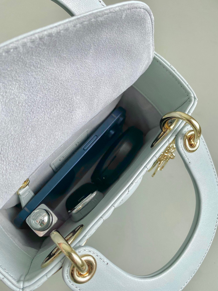 Dior Lady-D-Joy Bag NIGO Leather Carrying Chain Bag #nigo21446