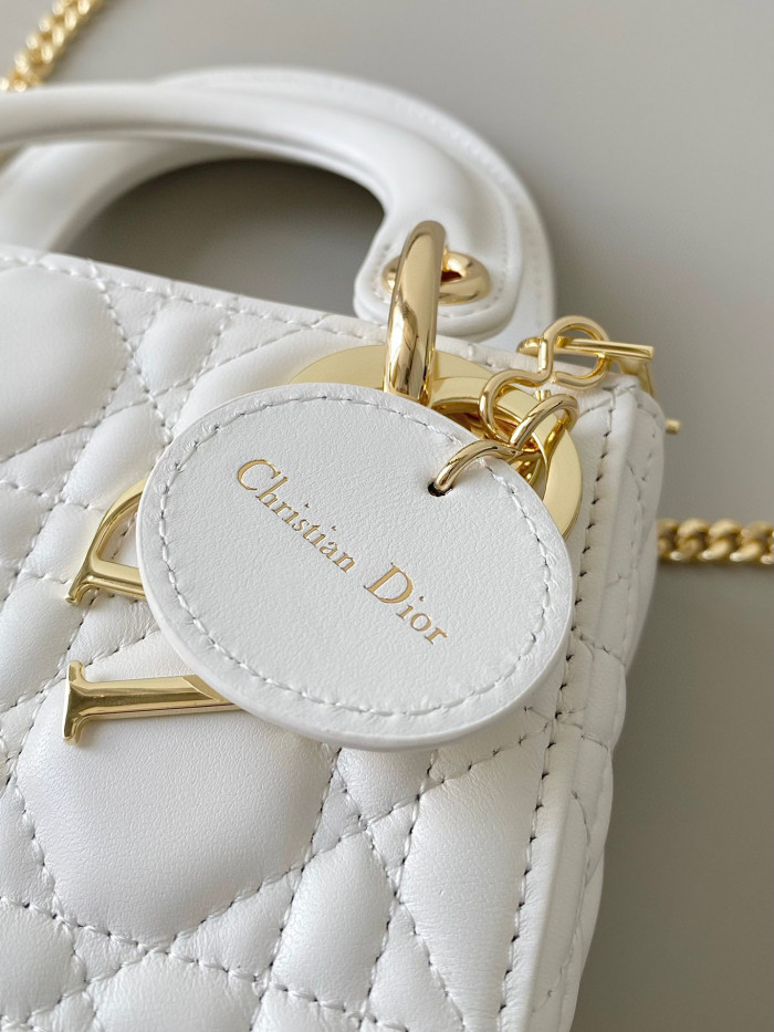 Dior Lady-D-Joy Bag NIGO Leather Carrying Chain Bag #nigo21446