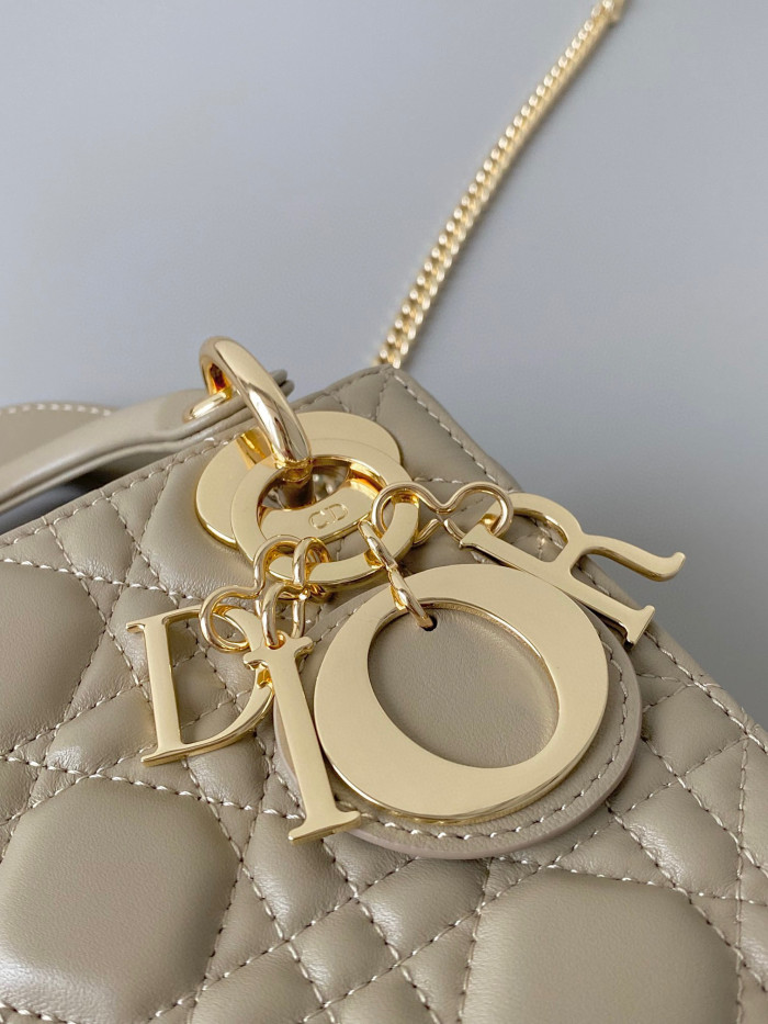 Dior Lady-D-Joy Bag NIGO Leather Carrying Chain Bag #nigo21446
