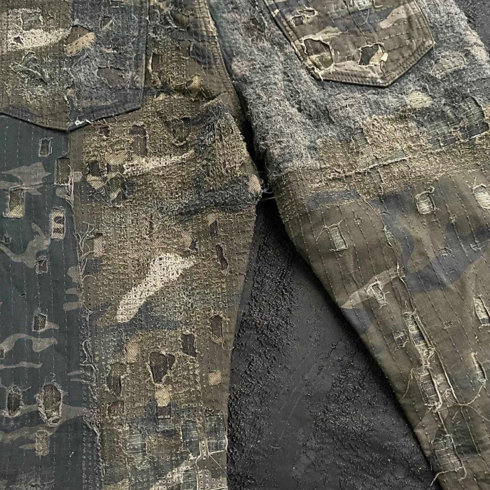 Givenchy Camouflage Print Jeans Black Ngvp #nigo5231