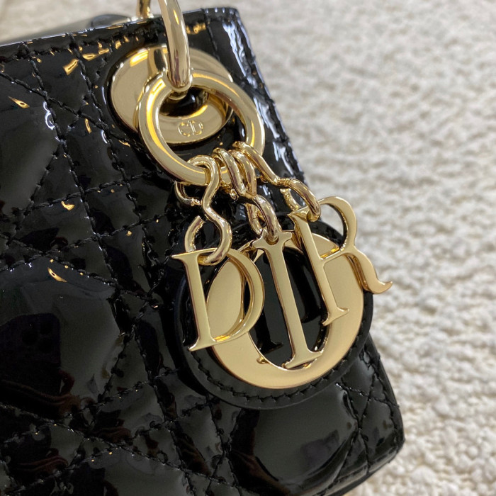 Dior Lady-D-Joy Bag NIGO Leather Carrying Chain Bag #nigo21446