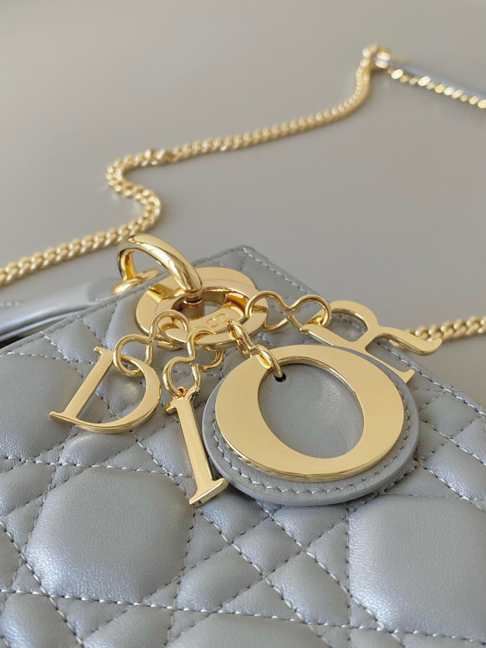 Dior Lady-D-Joy Bag NIGO Leather Carrying Chain Bag #nigo21446