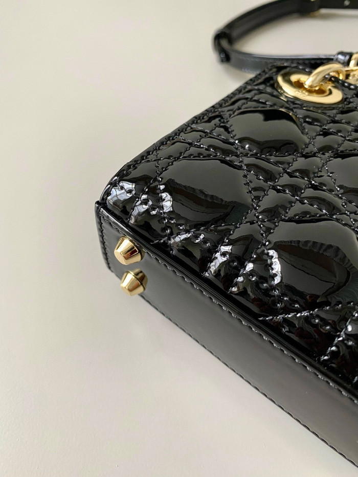 Dior Lady-D-Joy Bag NIGO Leather Carrying Chain Bag #nigo21446