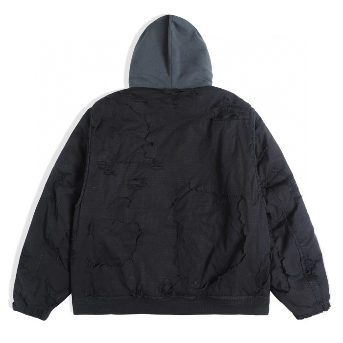 Balenciaga Old effect thick Hooded Jacket #nigo8543