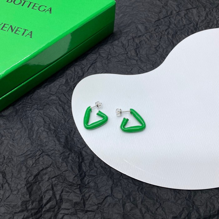 Bottega Veneta Triangle Enamel Earring Jewelry #nigo89157