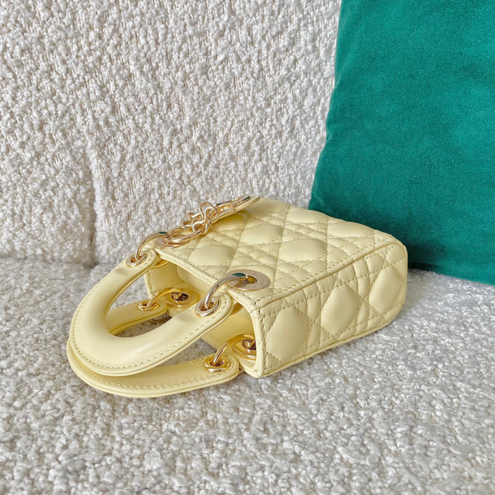 Dior Lady-D-Joy Bag NIGO Leather Carrying Chain Bag #nigo21446