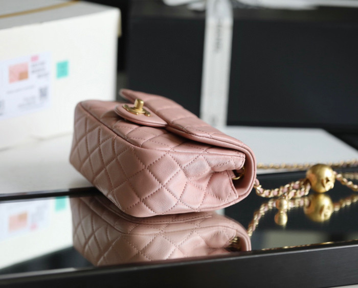 Chanel Flap Bag Small Golden Ball, Single Shoulder Messenger Bag Multicolor Double Size Leather Bags #nigo55243
