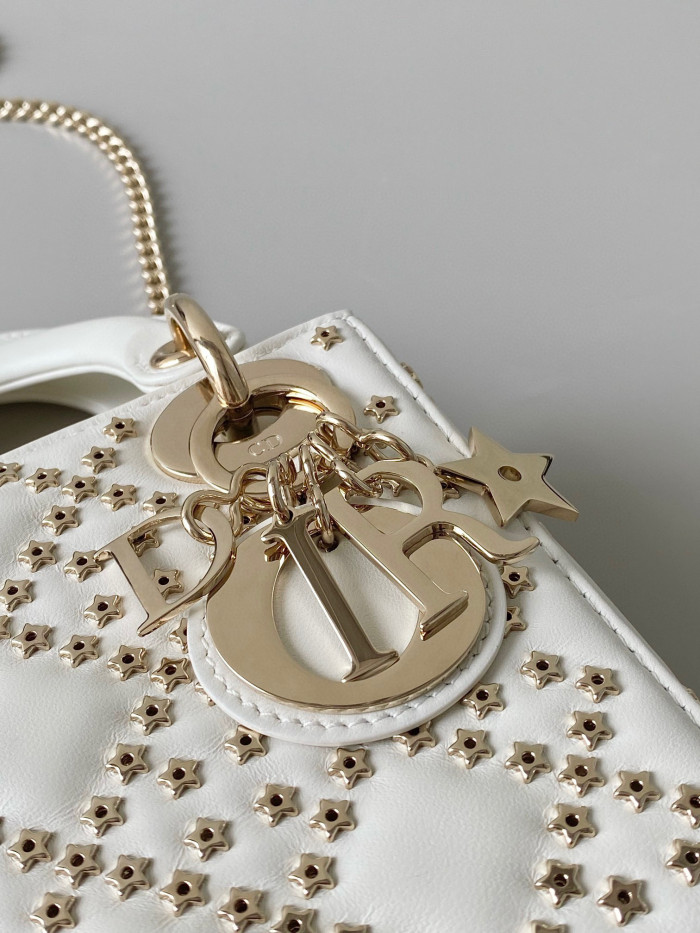 Dior Lady-D-Joy Bag NIGO Leather Carrying Chain Bag #nigo21446