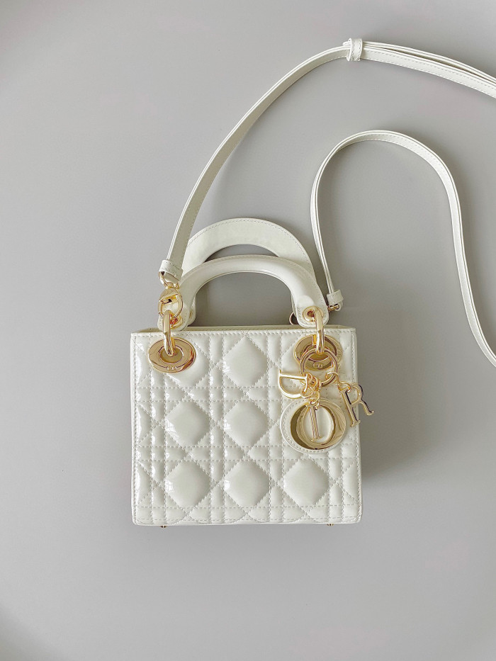 Dior Lady-D-Joy Bag NIGO Leather Carrying Chain Bag #nigo21446