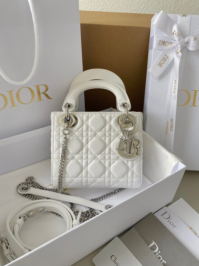 Dior Lady-D-Joy Bag NIGO Leather Carrying Chain Bag #nigo21446