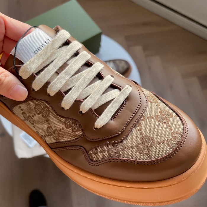 GUCCI Retro Webbing Printed Platform Flat Sneakers Shoes #nigo59189