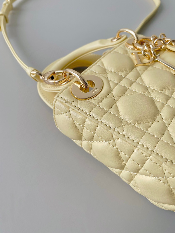 Dior Lady-D-Joy Bag NIGO Leather Carrying Chain Bag #nigo21446