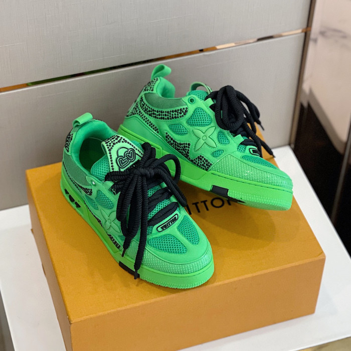 Louis Vuitton Sports Bread Pring Soled Sneaker Shoes #nigo7583