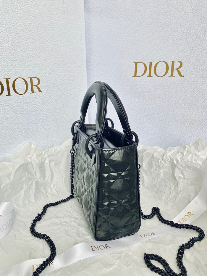 Dior Lady-D-Joy Bag NIGO Leather Carrying Chain Bag #nigo21446