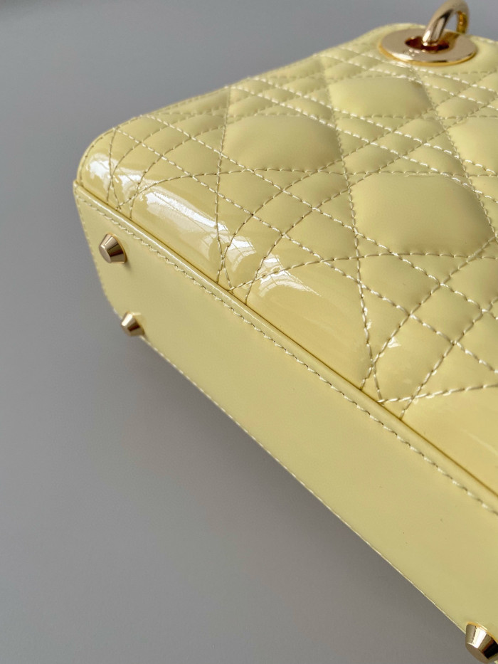 Dior Lady-D-Joy Bag NIGO Leather Carrying Chain Bag #nigo21446