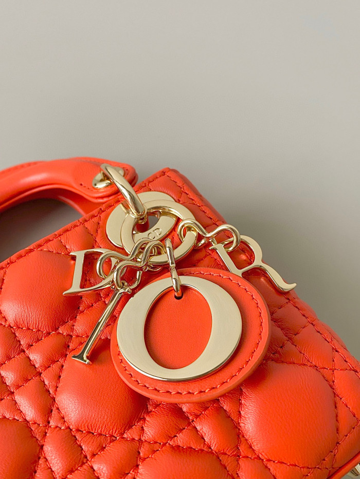 Dior Lady-D-Joy Bag NIGO Leather Carrying Chain Bag #nigo21446