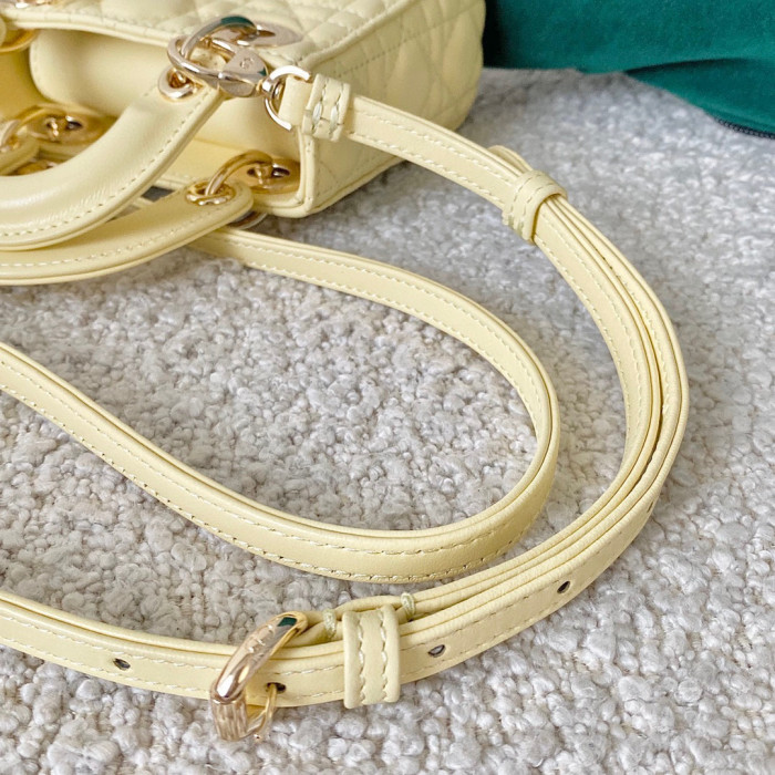 Dior Lady-D-Joy Bag NIGO Leather Carrying Chain Bag #nigo21446