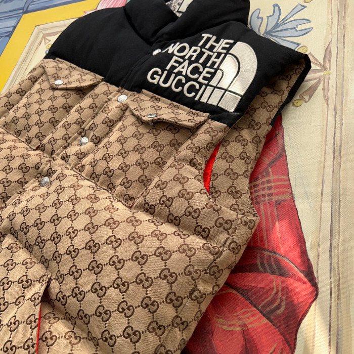 Gucci The North Face Down Jacket Padded Vest Jacket Coat #nigo6395
