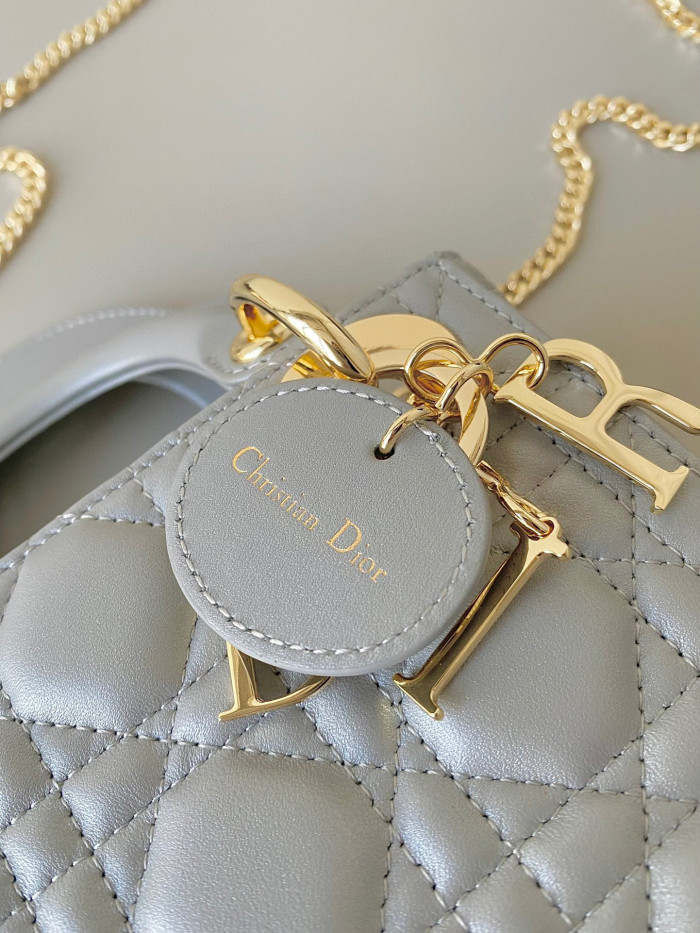 Dior Lady-D-Joy Bag NIGO Leather Carrying Chain Bag #nigo21446
