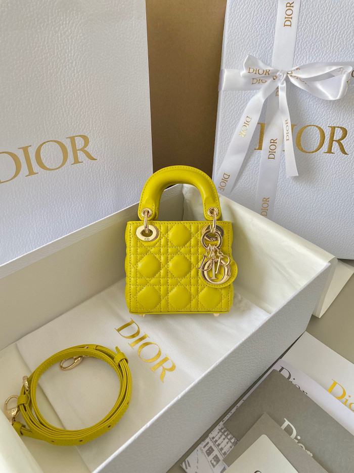 Dior Lady-D-Joy Bag NIGO Leather Carrying Chain Bag #nigo21446