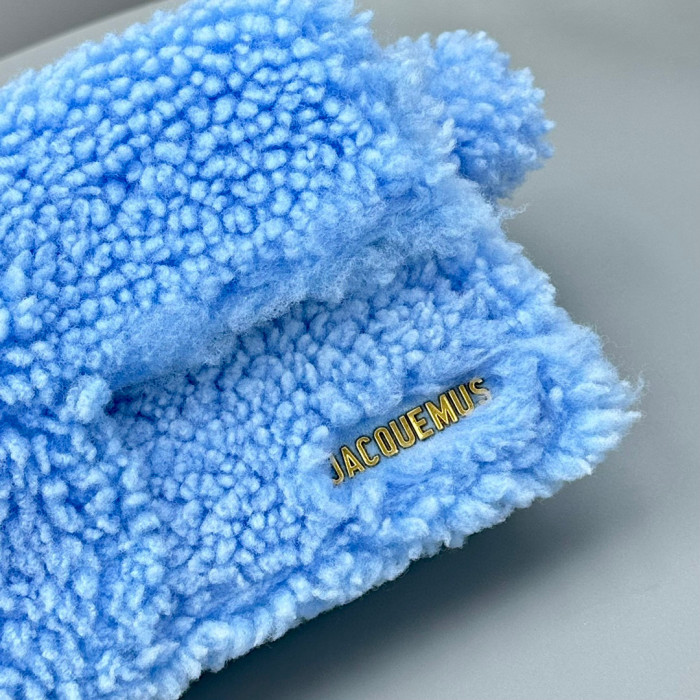 Jacquemus Single Color Lamb Wool Shoulder Bag #nigo3413