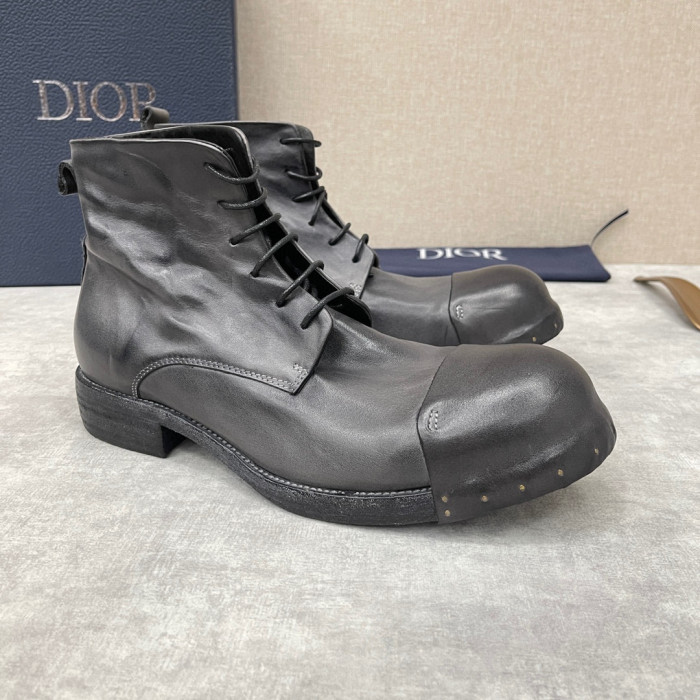 Dior Men's Leather Shoes Martin Boots Shoes #nigo1445
