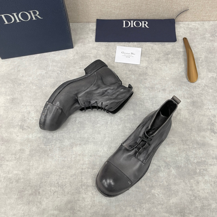 Dior Men's Leather Shoes Martin Boots Shoes #nigo1445