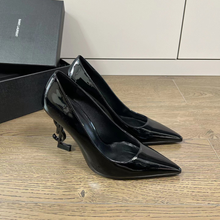 Saint Laurent Summer Women's Leather High-heeled Shoes #nigo56279