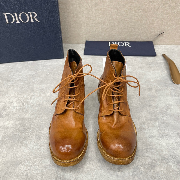 Dior Men's Leather Shoes Martin Boots Shoes #nigo1445