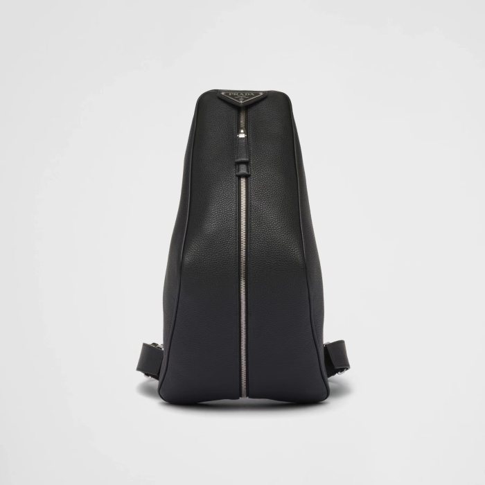 Prada Double Shoulder Triangle Zip Backpack #nigo4688