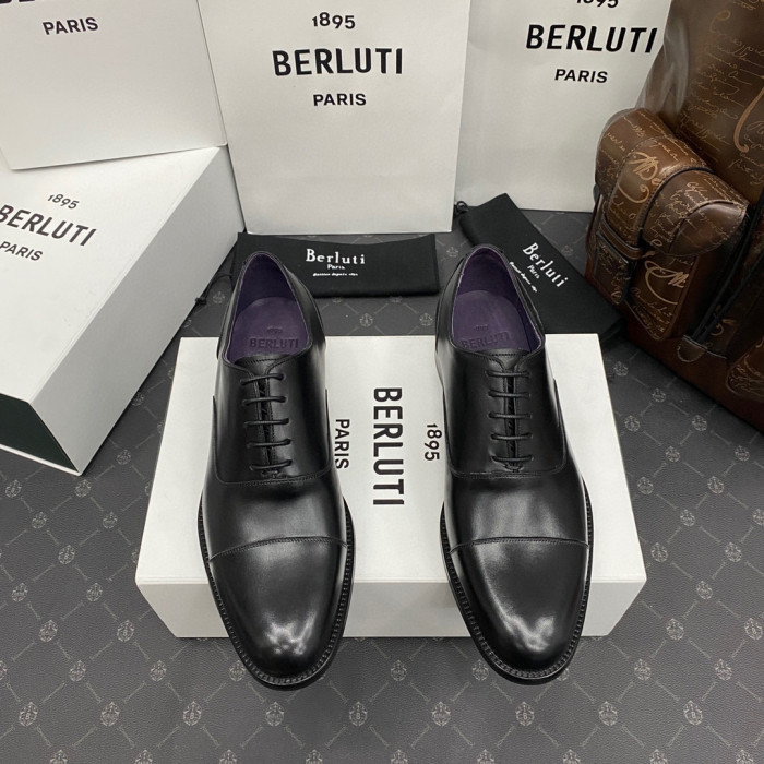 Berluti Hand Polished Leather Oxford Shoes #nigo2451