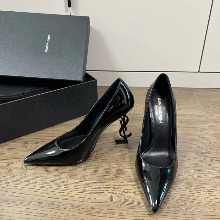 Saint Laurent Summer Women's Leather High-heeled Shoes #nigo56279