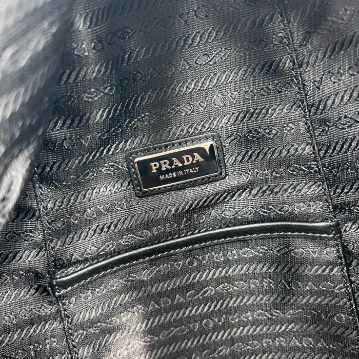 Prada Double Shoulder Triangle Zip Backpack #nigo4688