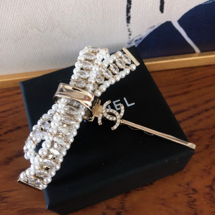Chanel Simple Hairpin Pearl White Matching Accessories Jewelry #nigo82463