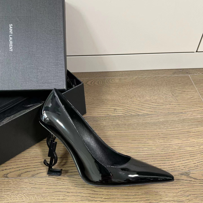 Saint Laurent Summer Women's Leather High-heeled Shoes #nigo56279