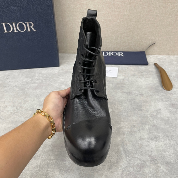 Dior Men's Leather Shoes Martin Boots Shoes #nigo1445