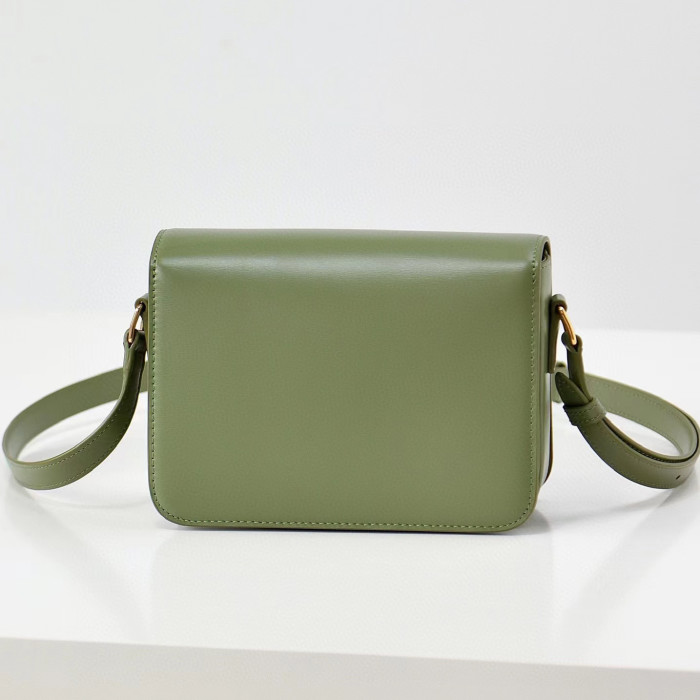 Celine Square Women's Single Leather Tofu Bag #nigo52499