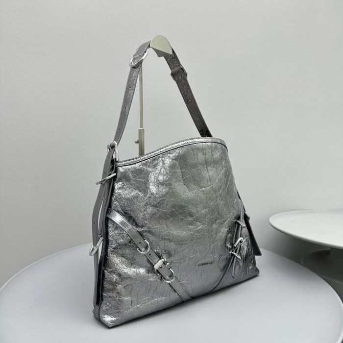 Givenchy Voyou Leather Tote Bag With Metal Clasp Bags BB50SSB1Q9-070 Ngvp #nigo5193